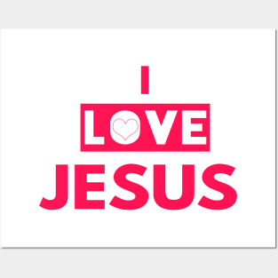 I Love Jesus Funny Christian Gift Posters and Art